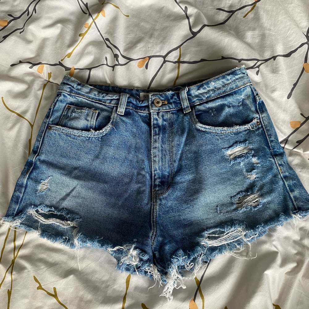 Zara denim shorts
